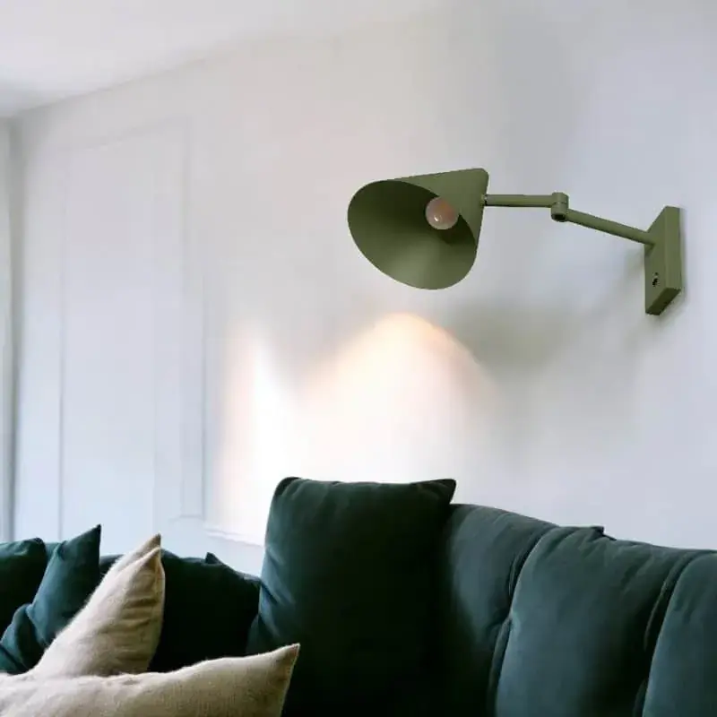 Foto 1 ETH Marvis Wandlamp 1x E27 Groen 05-WL1348-33