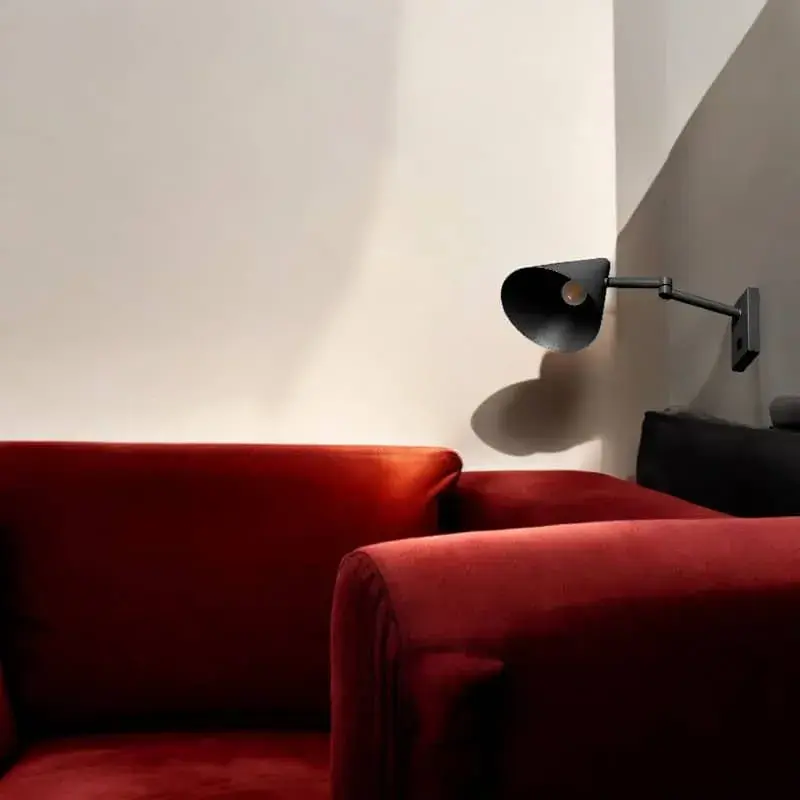 Foto 1 ETH Marvis Wandlamp 1x E27 Zwart 05-WL1348-30
