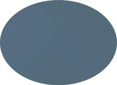 Foto van Ovale placemat lederlook Blauw