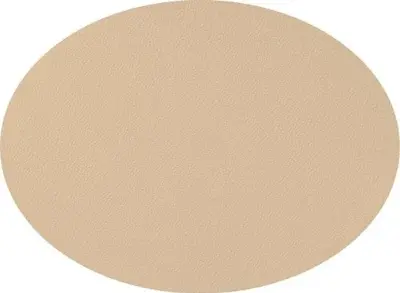 Foto van Ovale placemat lederlook Sand