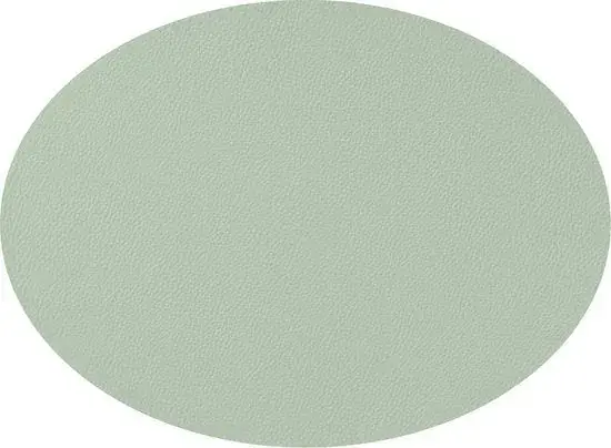 Foto 1 Ovale placemat lederlook Groen