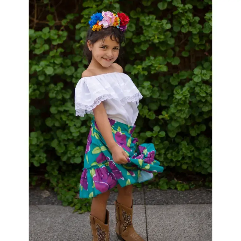 Foto 2 Frida the artist shirt/rok 5-6