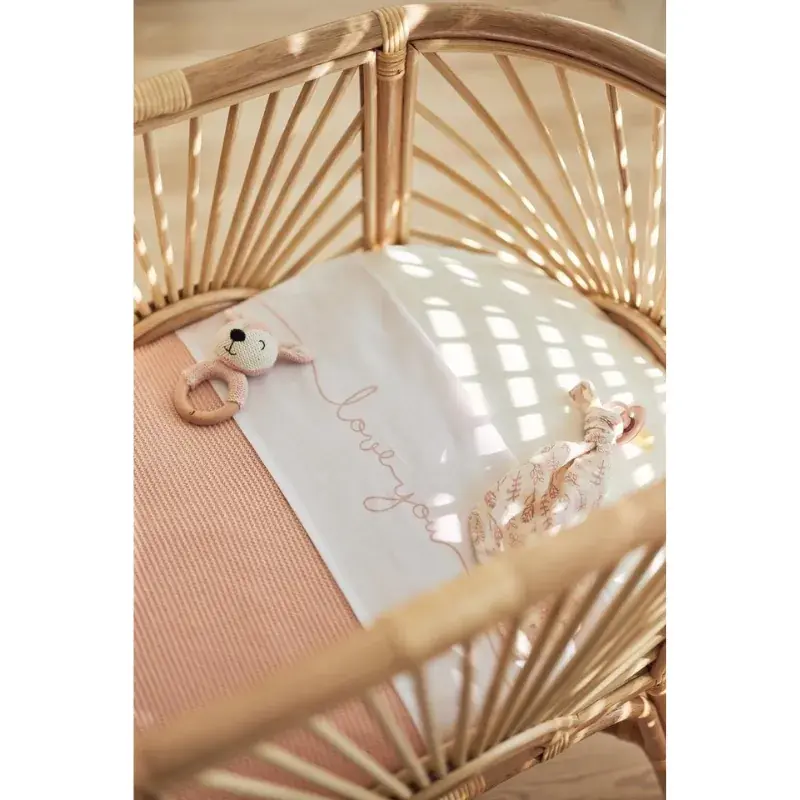 Foto 4 Wieg deken 75x100cm Pale pink