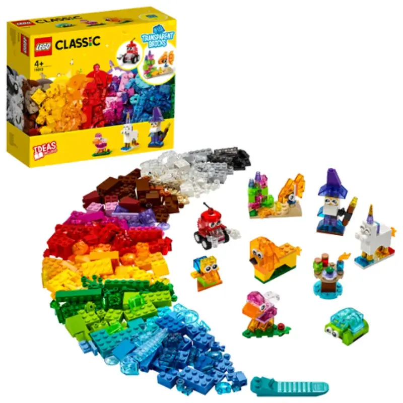 Foto 2 Lego classic transparant steen