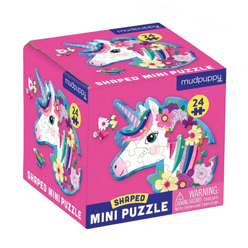 Foto 1 Mini puzzel unicorn 24pcs