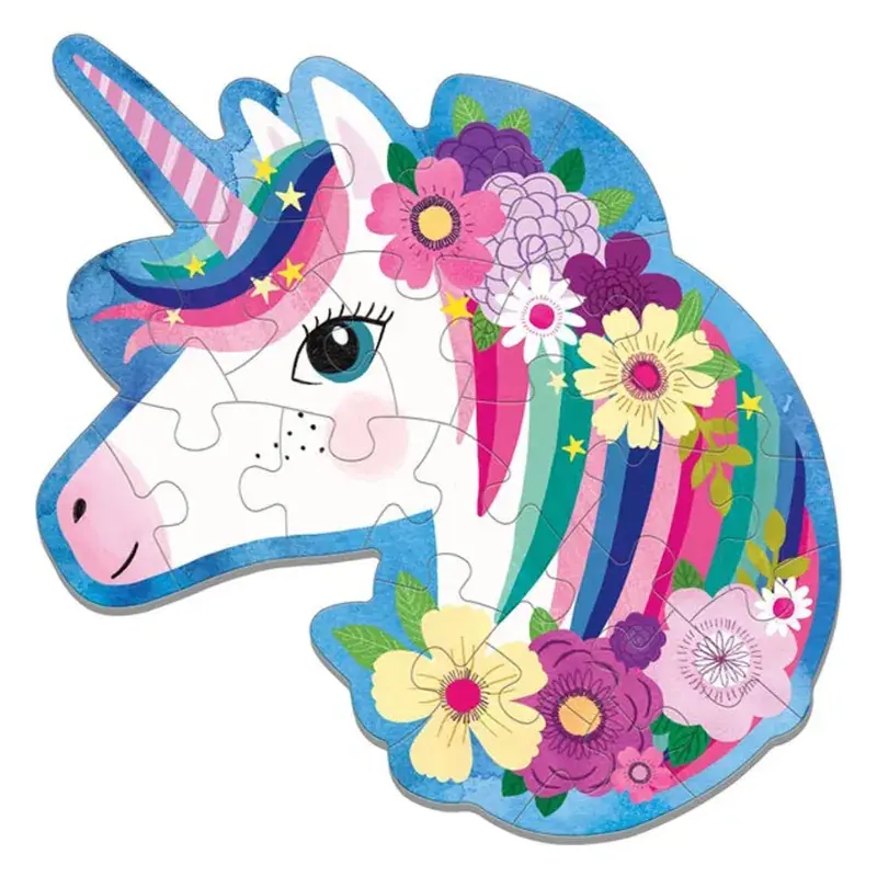 Foto 2 Mini puzzel unicorn 24pcs