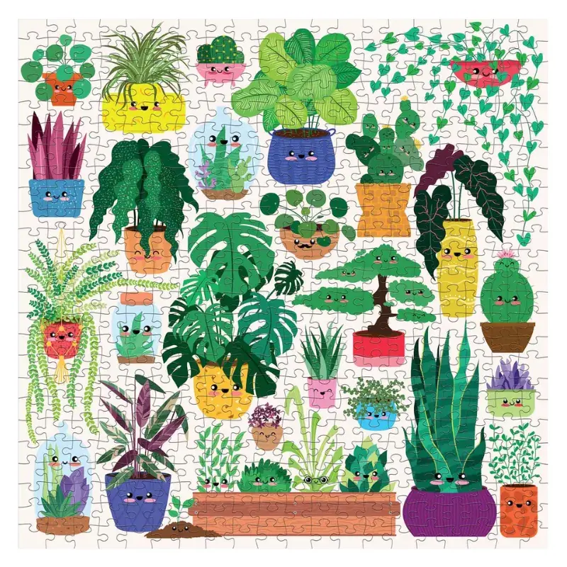 Foto 2 Puzzle happy plants pc 500