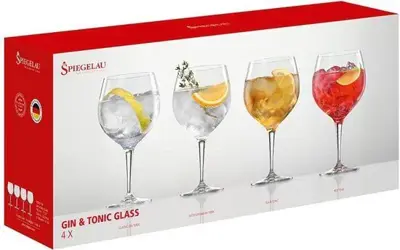 Foto van Gin & Tonic glazen set van 4
