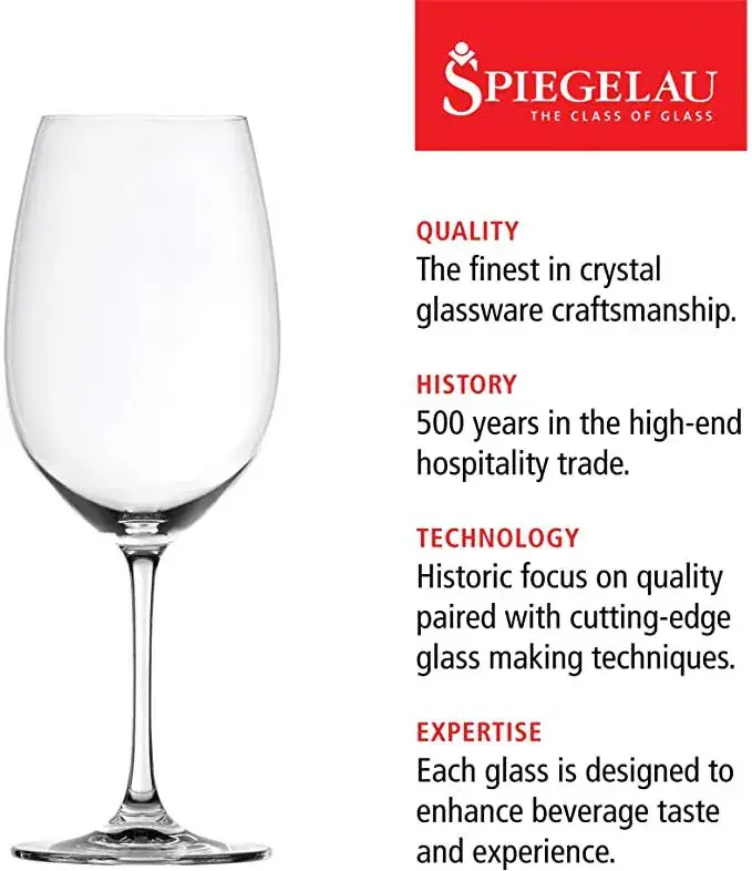 Foto 2 Bordeaux glas set van 4