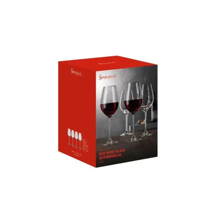 Foto 2 Rodewijnglas "Salute" set/4