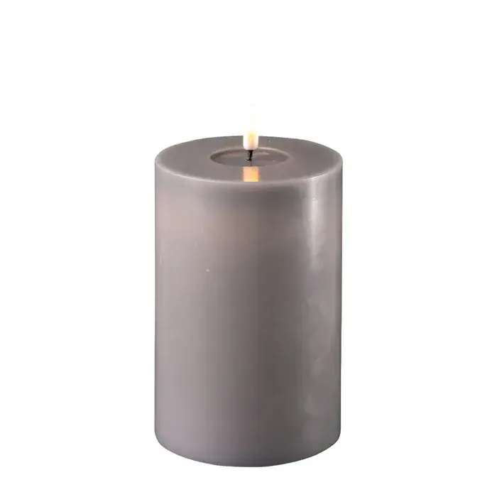 Foto 1 LED Candle Grey 10x15 cm