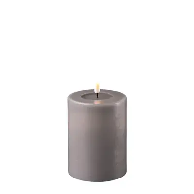Foto van LED Candle Grey 7,5x10cm