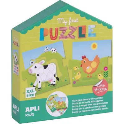 Foto van Mijn eerste puzzel met sticker