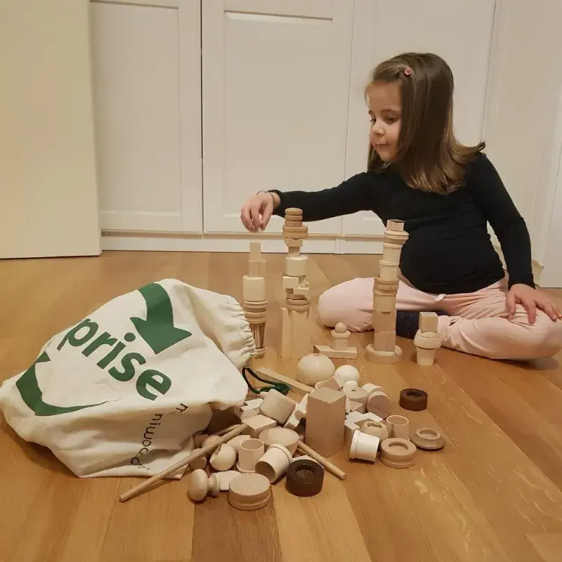Foto 2 Milani houten verrassingszak