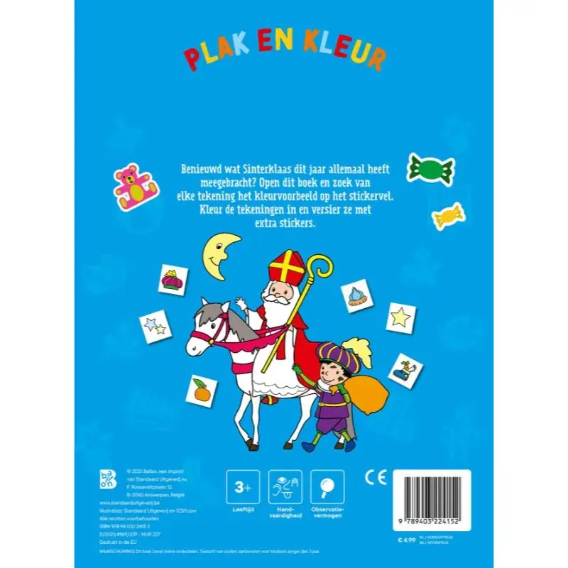 Foto 2 Sinterklaas kleurboek stickers