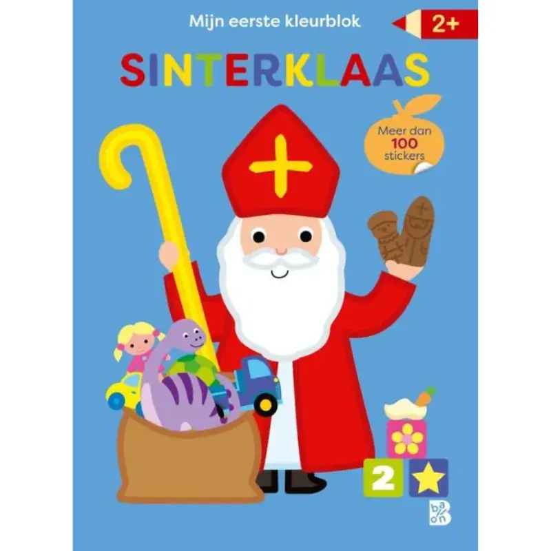 Foto 1 Sint kleurblok en stickers