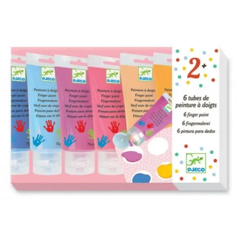 Foto 1 Djeco vingerverf pastel 6x