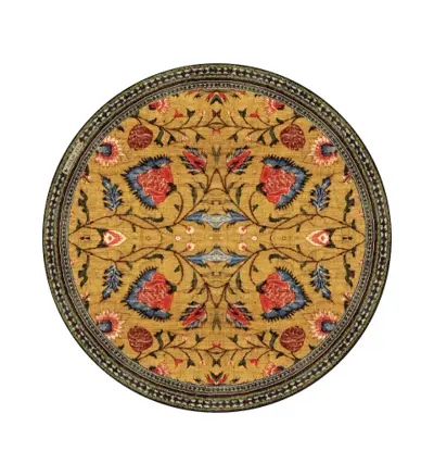 Foto van Placemat rond Bohemian Garden