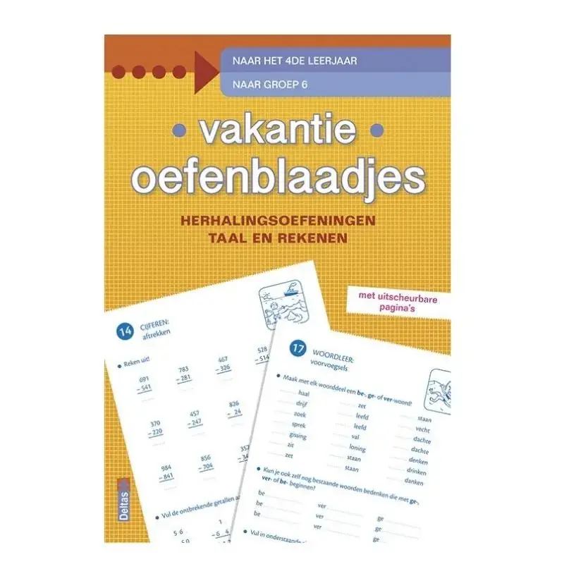 Foto 1 Vakantie oefenblaadjes naar 6