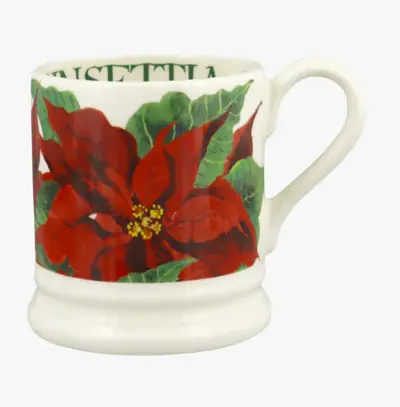Foto van Mug 1/2 Pint Poinsettia