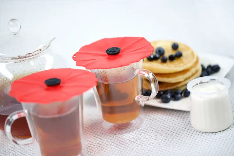 Foto 1 Set van 2 Poppy Drink Covers