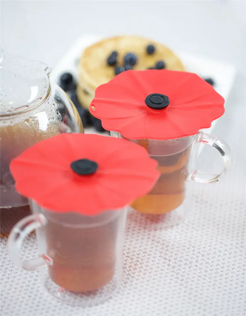 Foto 3 Set van 2 Poppy Drink Covers
