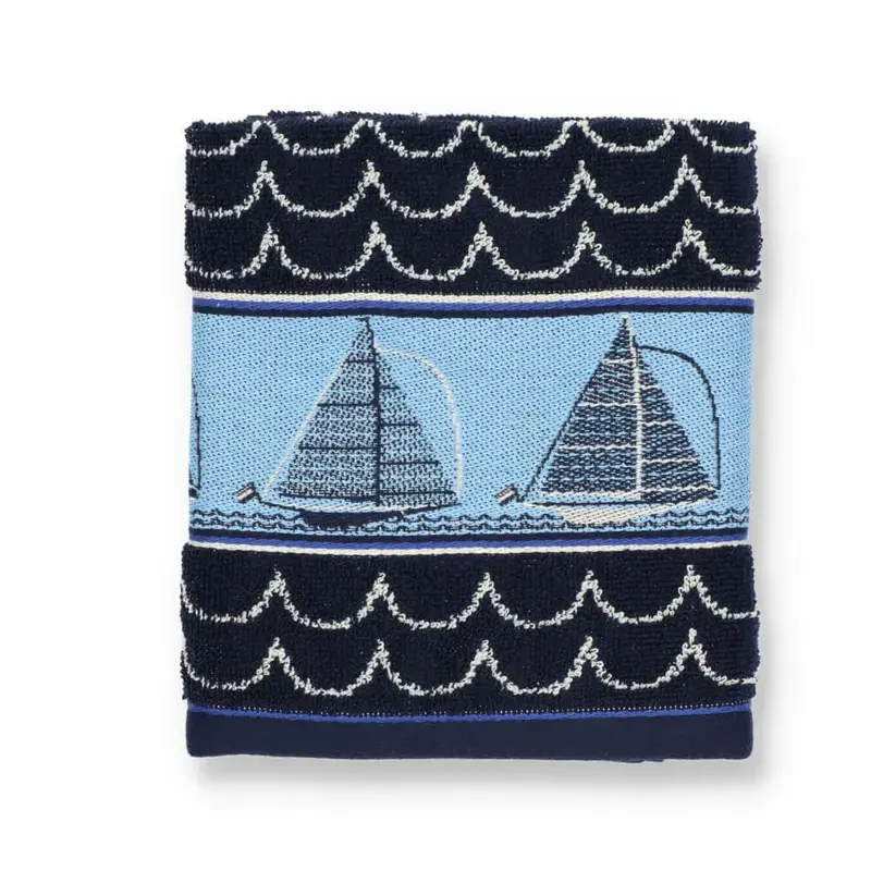 Foto 1 Handdoek Boat Donkerblauw