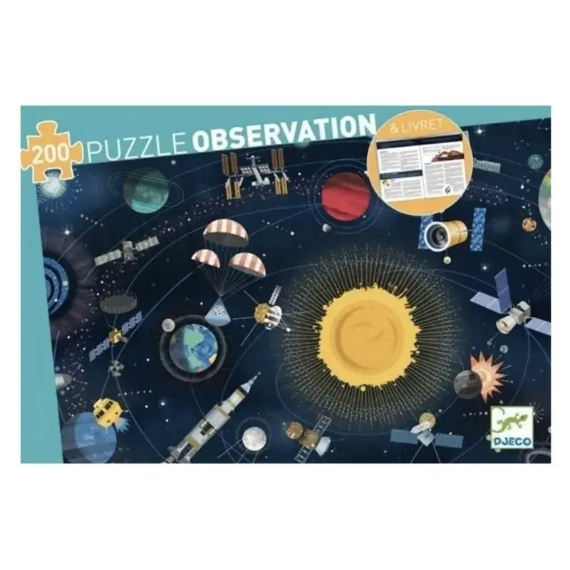 Foto 1 Djeco puzzel space 200 st