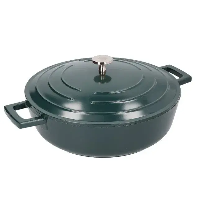 Foto 1 Lage braadpan Groen 28cm/4L