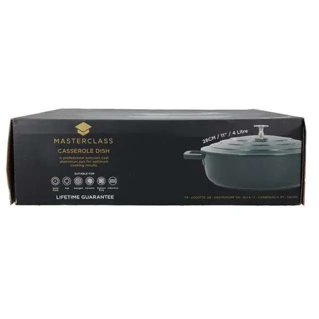 Foto 2 Lage braadpan Groen 28cm/4L