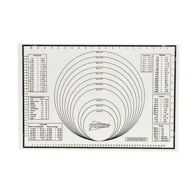 Foto van Siliconen bakmat met maten