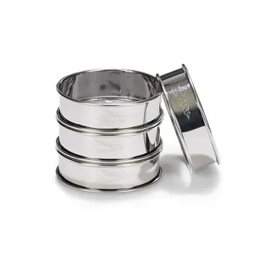 Foto van RVS flan ringen set van 4