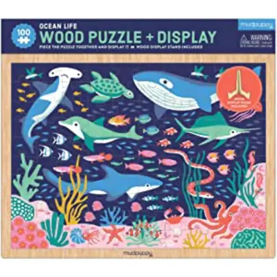 Foto van Houten puzzel +ezel oceaan