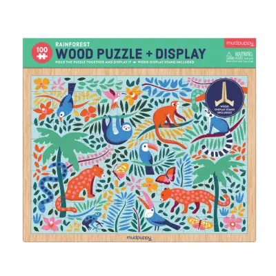 Foto van Houten puzzel +ezel regenwoud