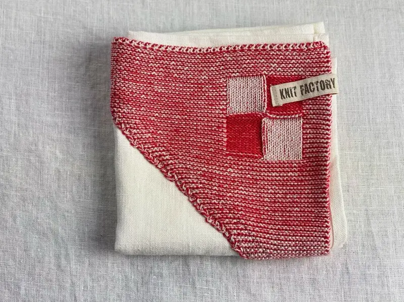 Foto 1 Theedoek Rood