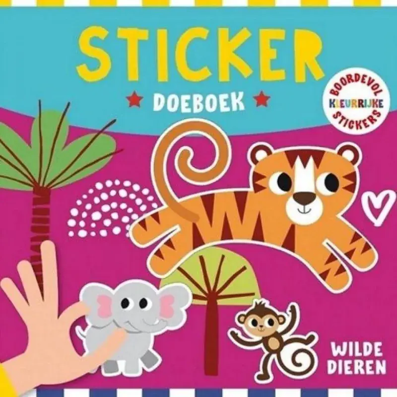Foto 1 Sticker doeboek wilde dieren