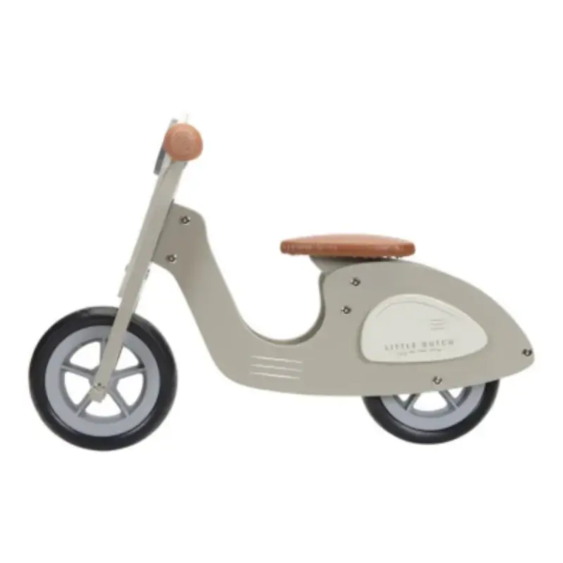 Foto 1 Little Dutch loopscooter olive