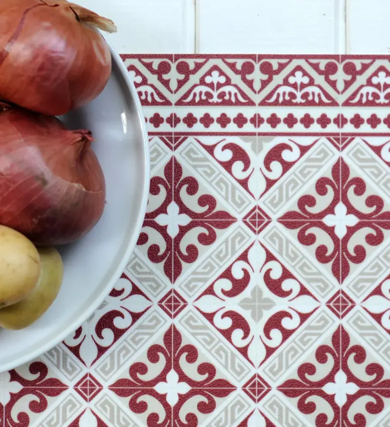 Foto 3 Placemat Flor de Lis Rood