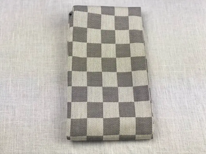 Foto 1 Theedoek blok Grey