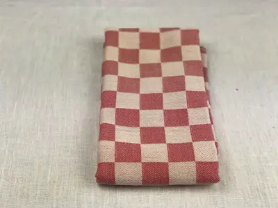 Foto van Theedoek blok Red