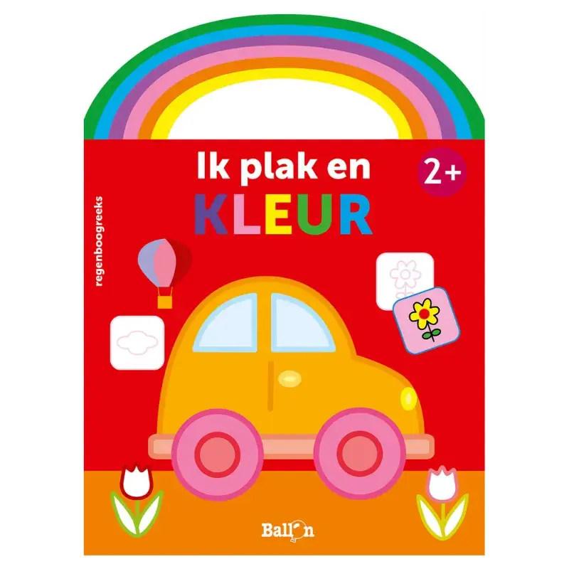 Foto 1 Ik plak en kleur auto 2+