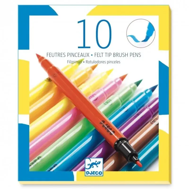 Foto 1 Djeco 10 penseel stiften