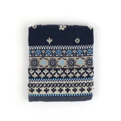 Foto van Handdoek Fresh Dark Blue