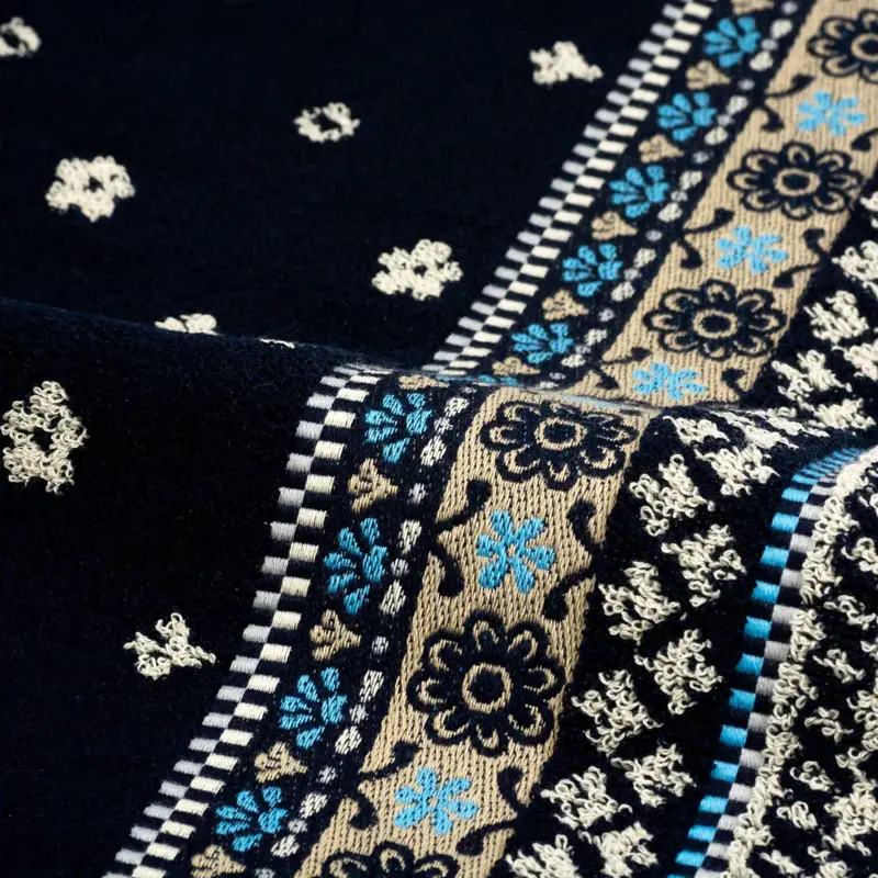 Foto 2 Handdoek Fresh Dark Blue