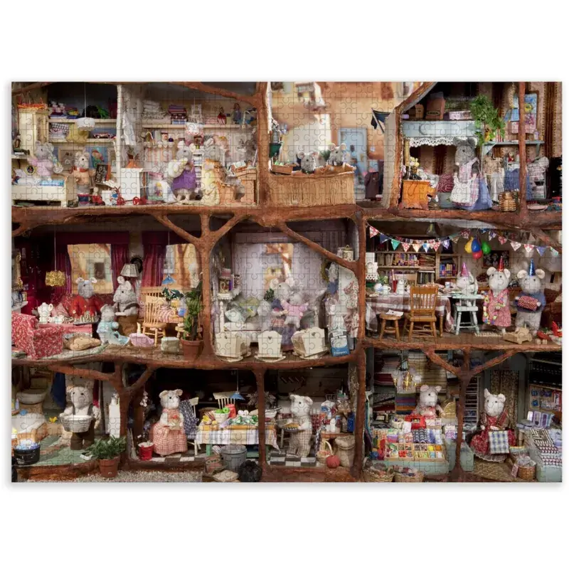 Foto 2 Puzzel muizen huis 1000pcs