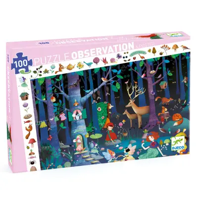 Foto van Djeco zoekpuzzel betoverd bos