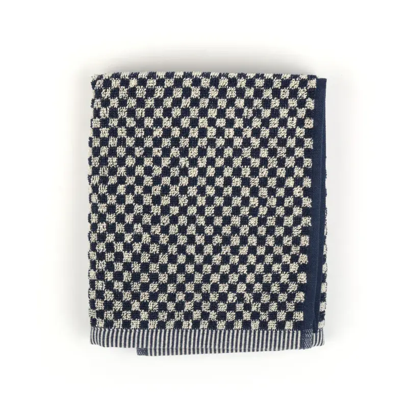 Foto 1 Handdoek kleine blok Blauw