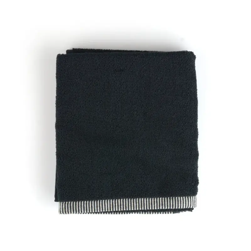 Foto 1 Handdoek Effen Black