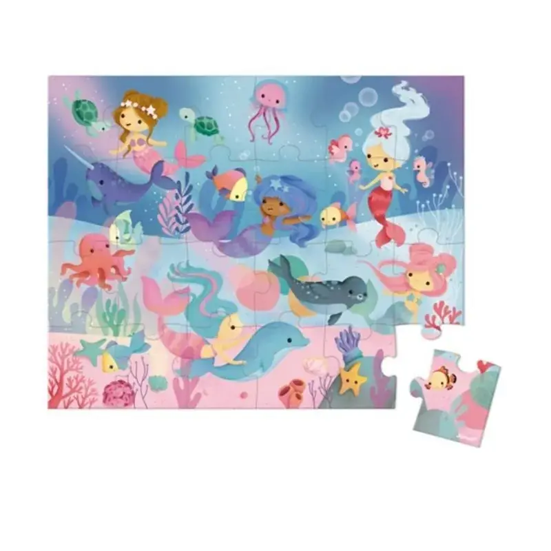 Foto 2 Puzzel zeemeermin 24 st
