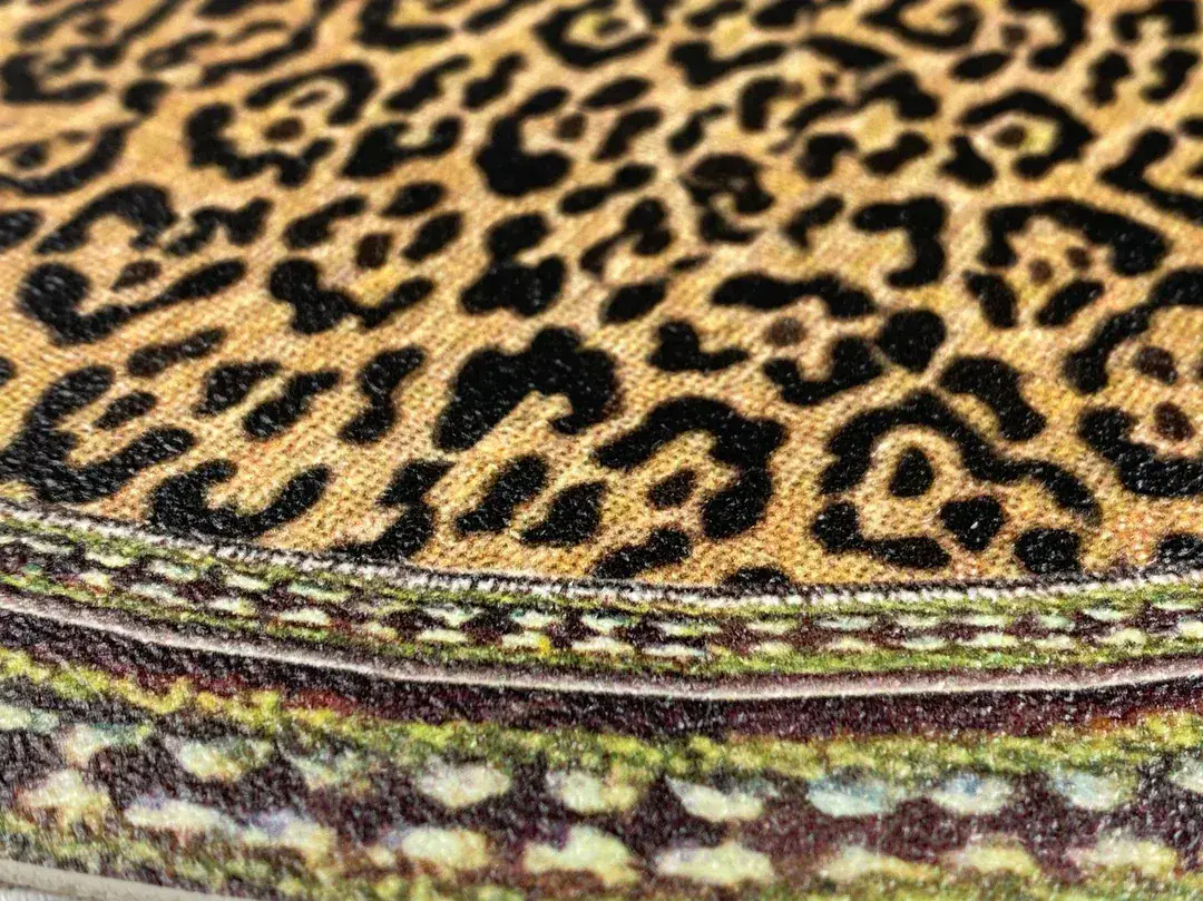 Foto 3 Placemat rond Leopard